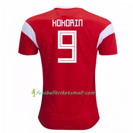 Fußballtrikots Russland Kokorin 9 WM 2018 Heimtrikotsatz kaufen